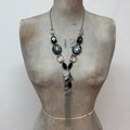 silver heart charm necklace