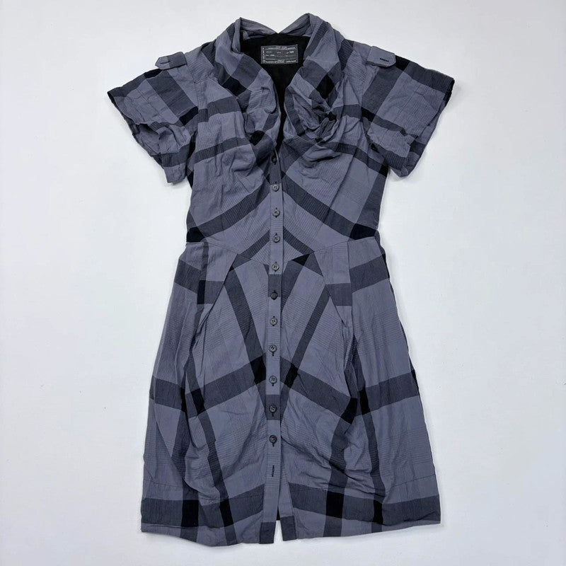 puff structured allsaints dress