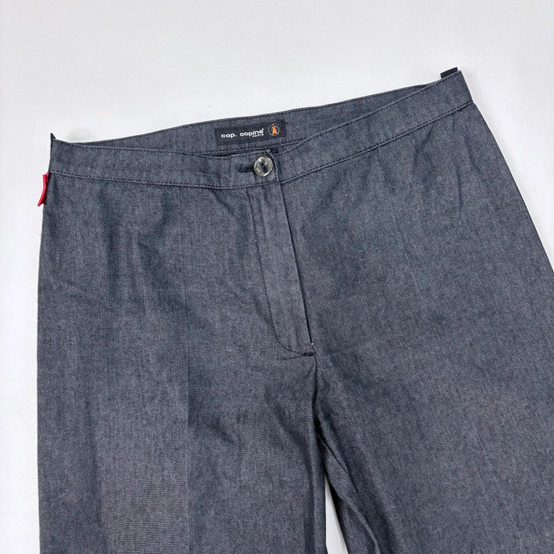 Cop copine dark wash flared denim trousers
