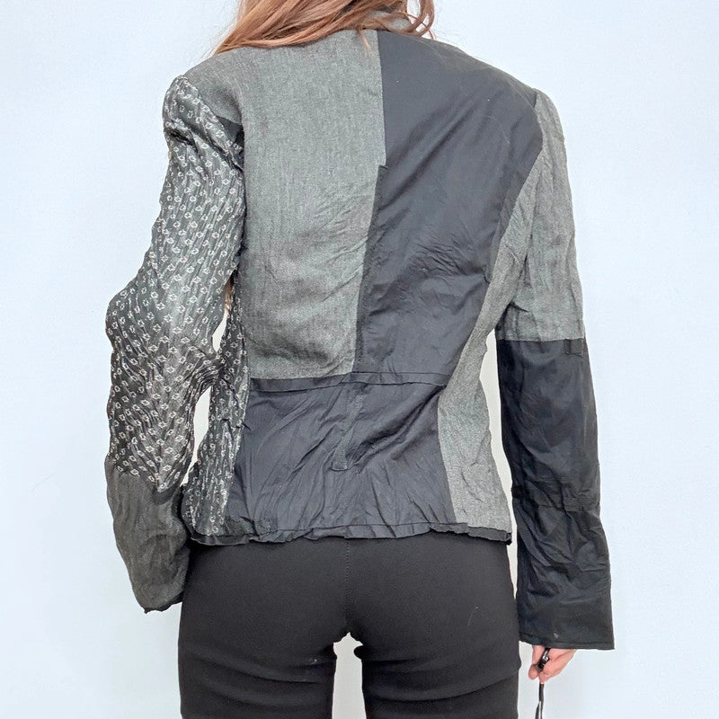 crinkle patchwork grunge fairy jacket