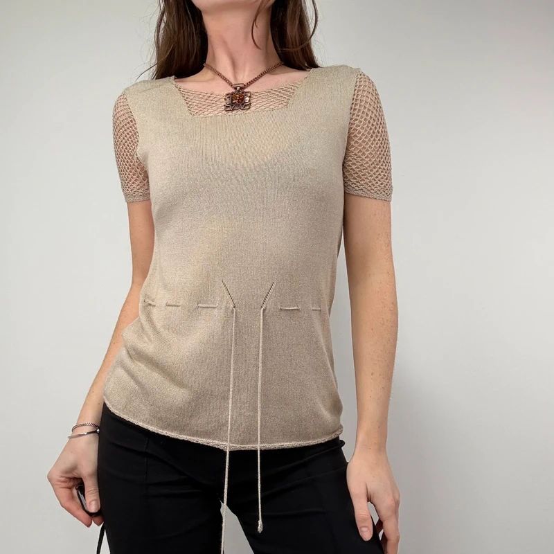 Laura Ashley Lace Knit Top
