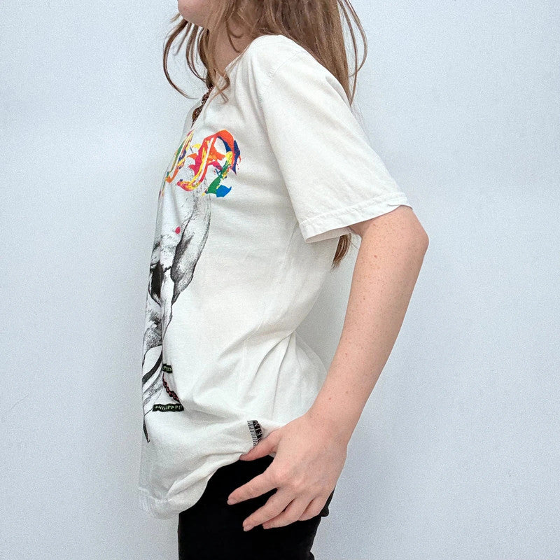 Philipp Plein graphic white short sleeve t-shirt
