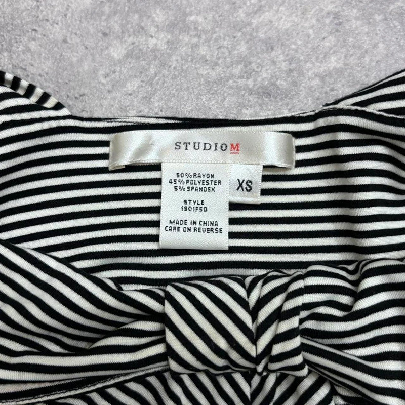 pinstripe maxi jersey dress