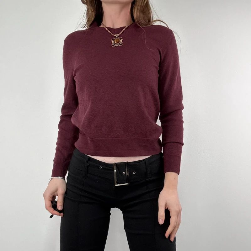 Paul smith preppy cropped boxy knit jumper