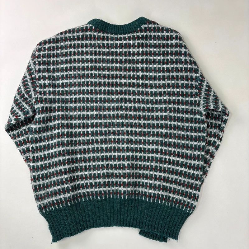 oversized knitted jumper