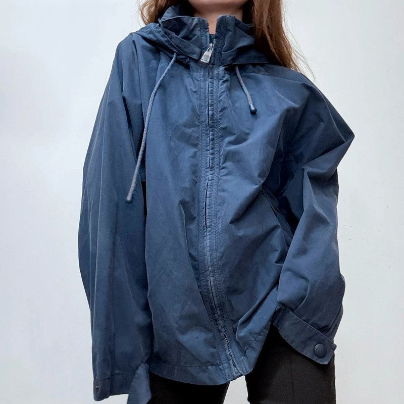 Nautica navy oversized windbreaker jacket