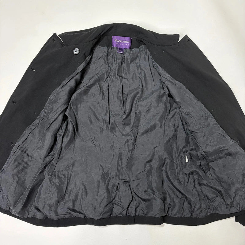 Black Ralph Lauren purple label silk and wool jacket