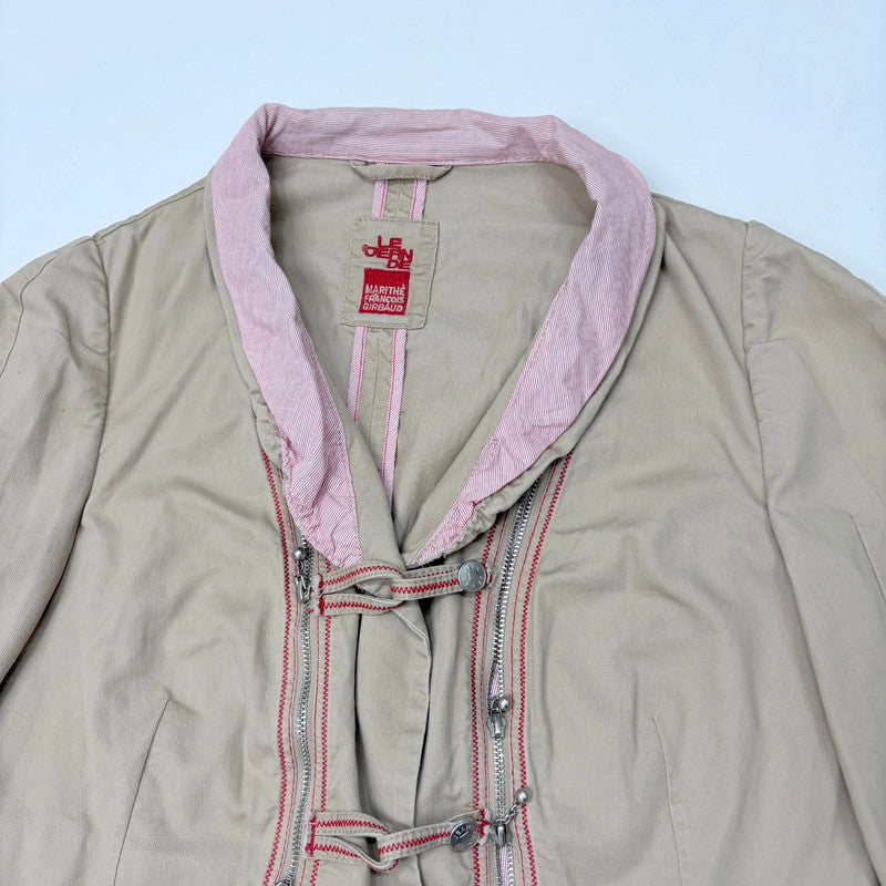 Marithé + François Girbaud toggle utility jacket