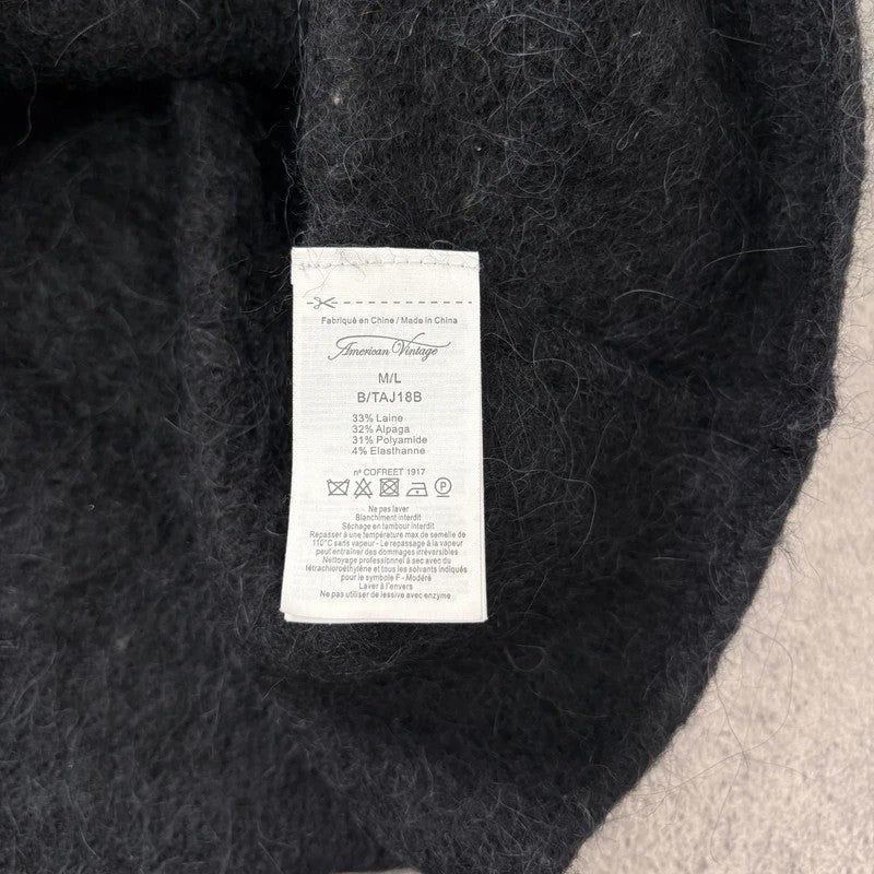 American Vintage alpaca slouchy fluffy knit sweater