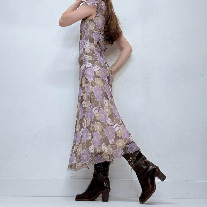 off the shoulder draped cowl neck maxi dress