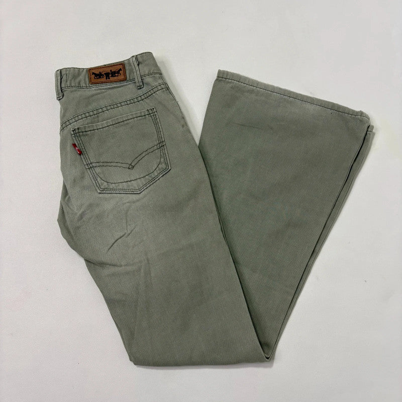 flared khaki levis jeans