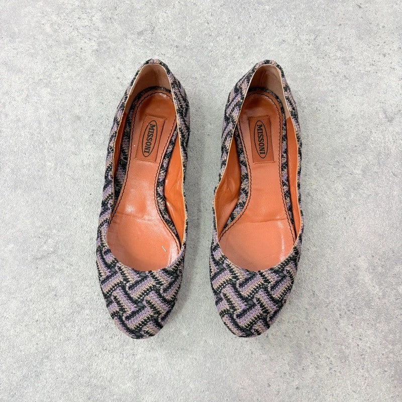 Vintage Missoni ballet flats
