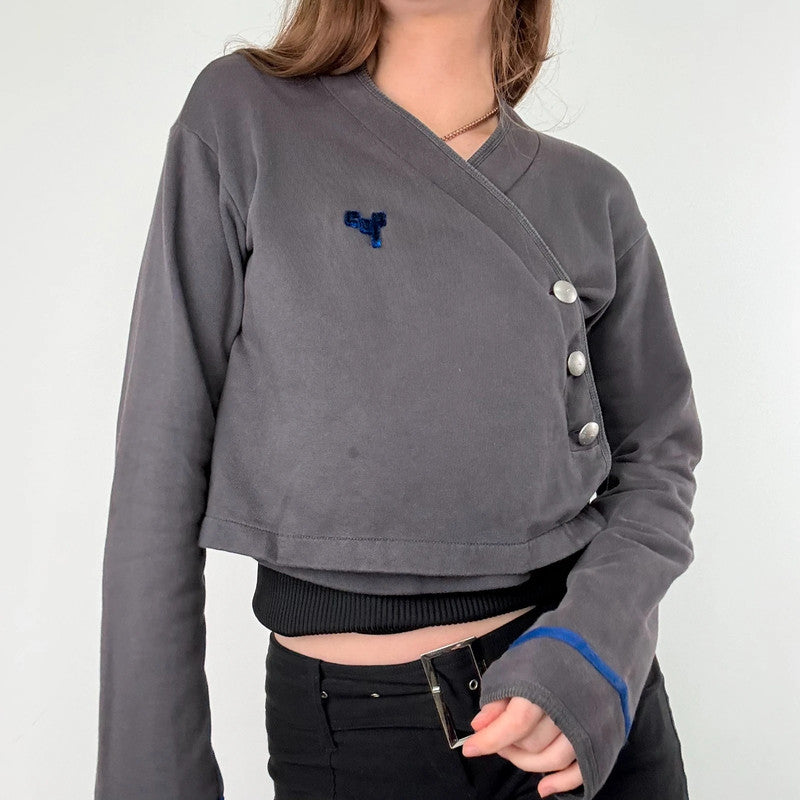 Cop Copine cropped asymmetric jacket