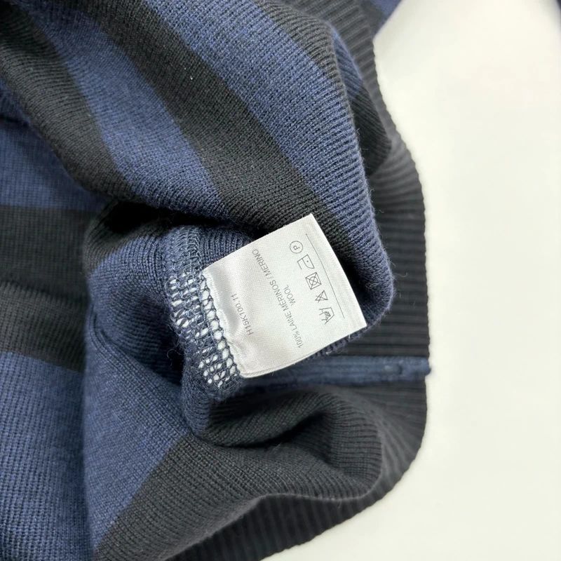 Ami Paris Striped Wool Jumper