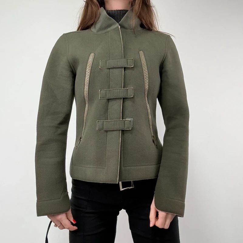 Khaki Cop Copine military jacket