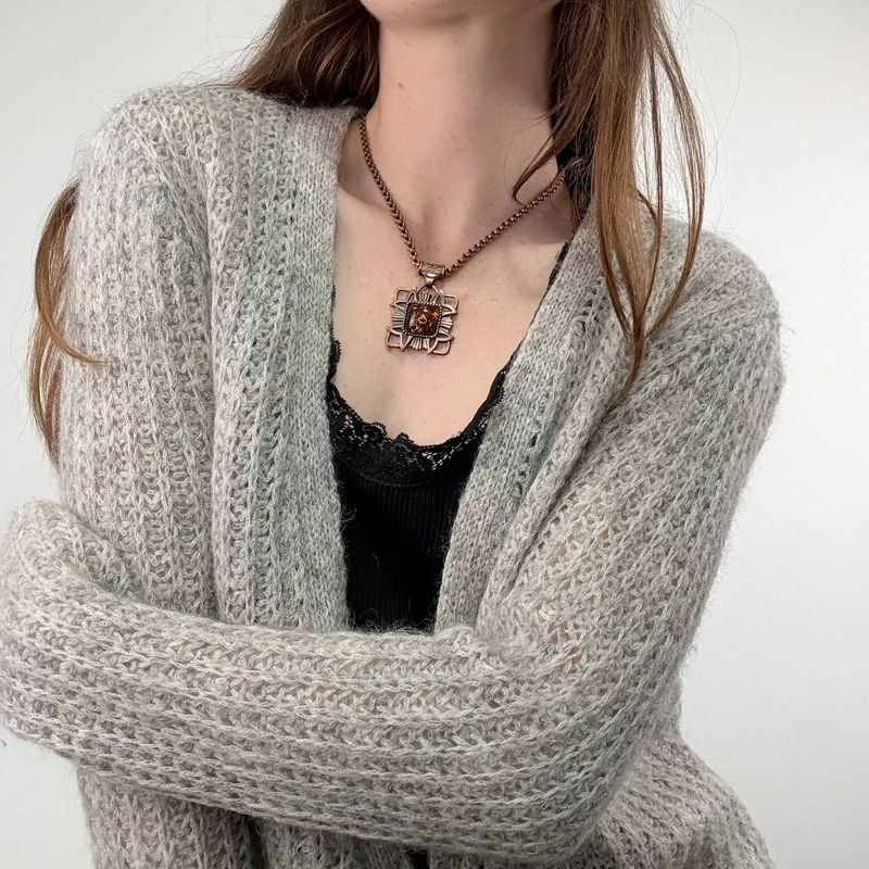 grey American Vintage knitted cardigan
