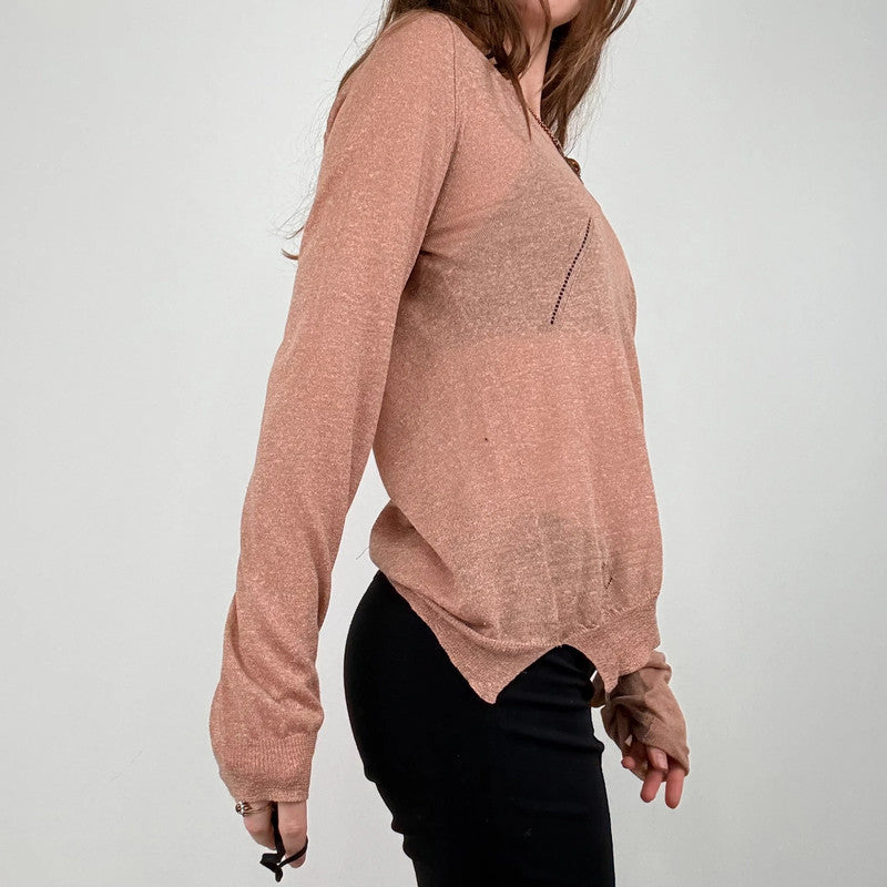 sheer knit zadig & voltiare slouchy jumper