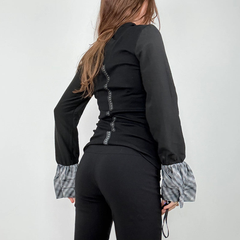 Cop Copine black structured top