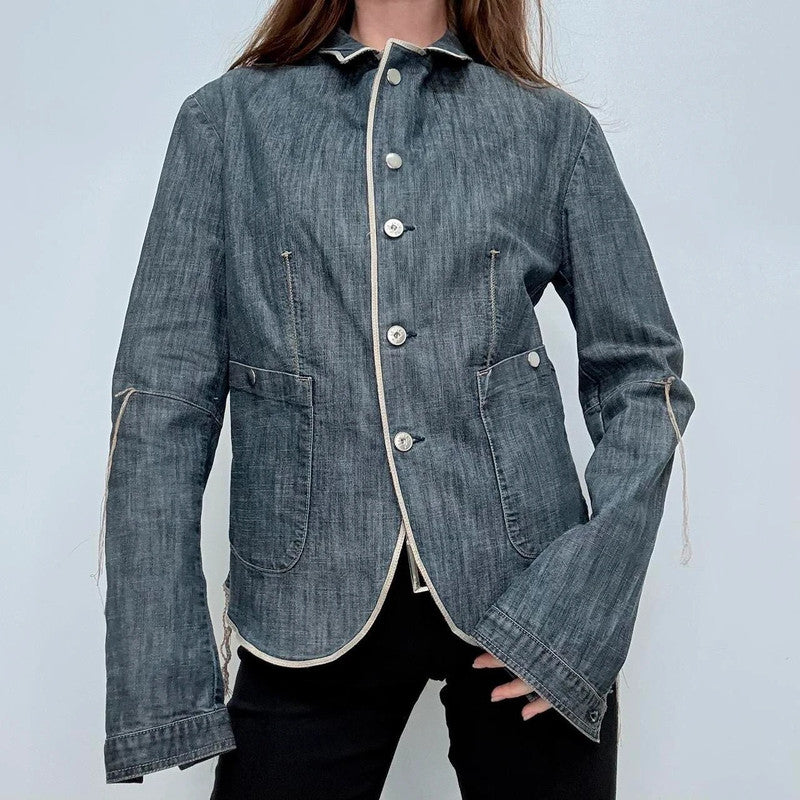 salvage denim Marithe francois Girbaud military jacket