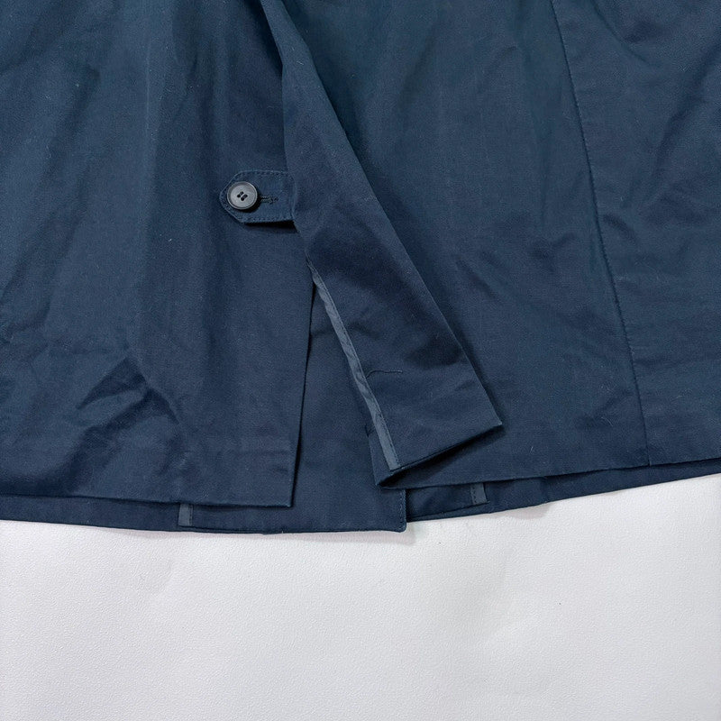 navy American vintage trench coat