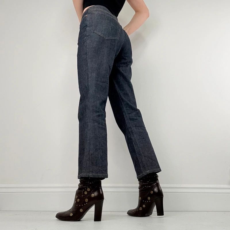 dark wash salvage denim FCUK jeans