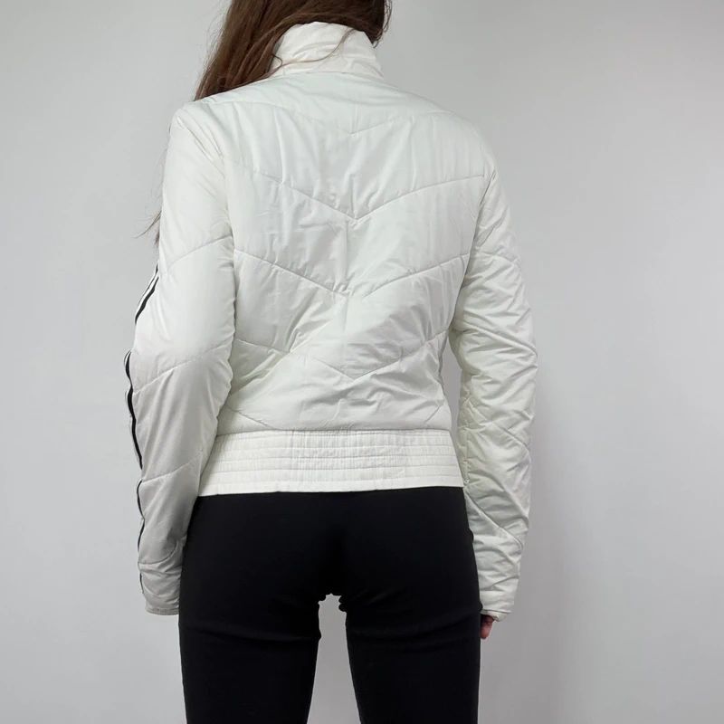 White Adidas Puffer Jacket