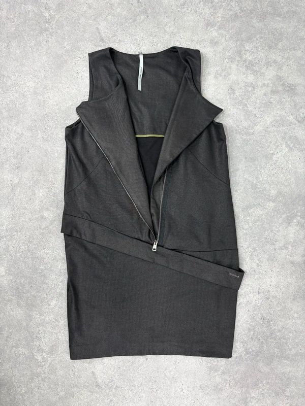 Cop Copine asymmetric boxy zip dress