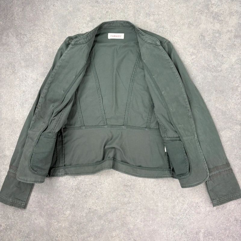 khaki military napoleonic fitted regency jacket