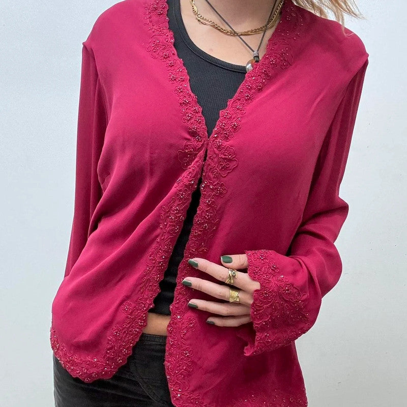 red silk fairy shirt
