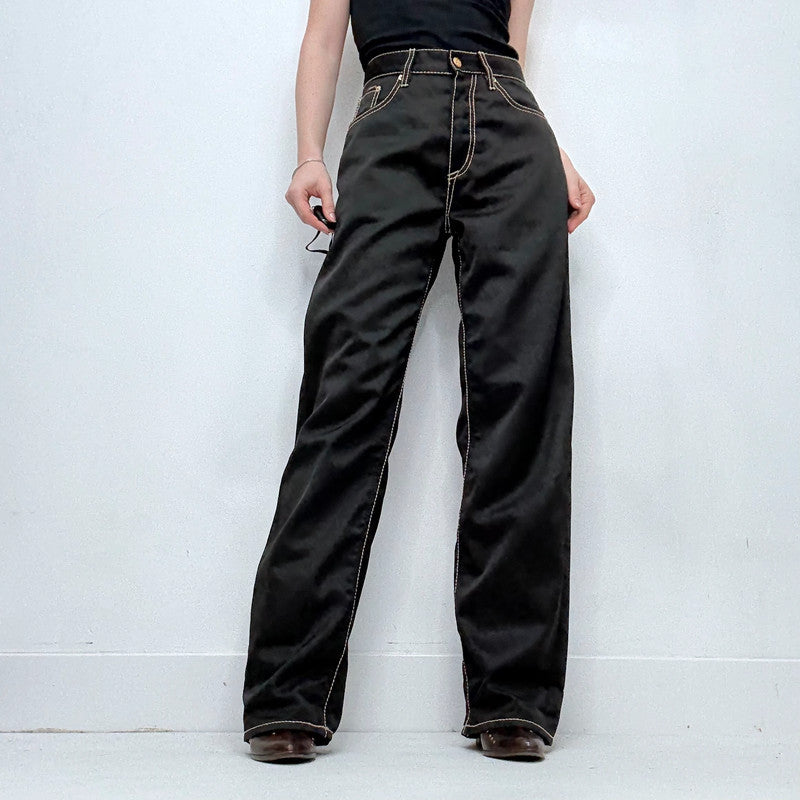 black eytys straight leg trousers