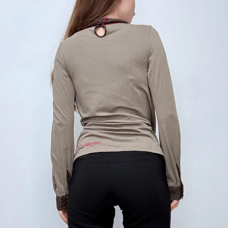 cop copine jersey flared top
