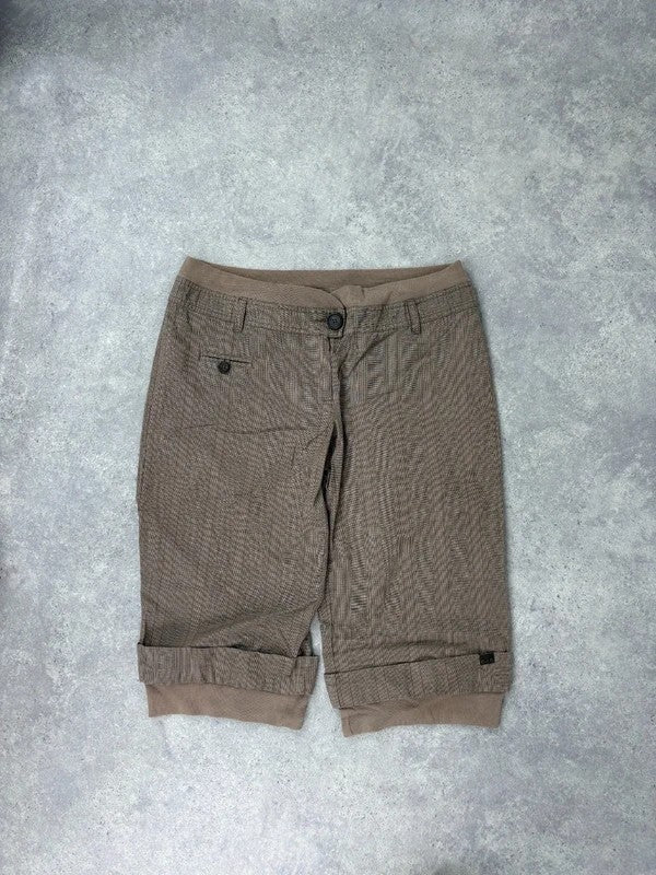 Cop Copine brown cropped capri pants