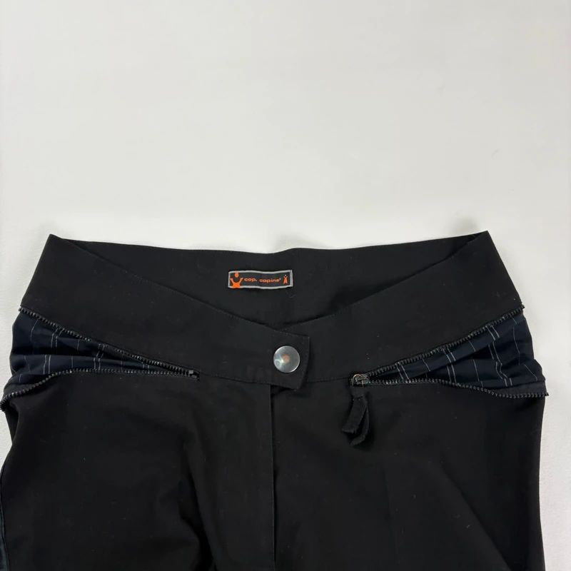 Black Cop Copine stretch waistband trouser