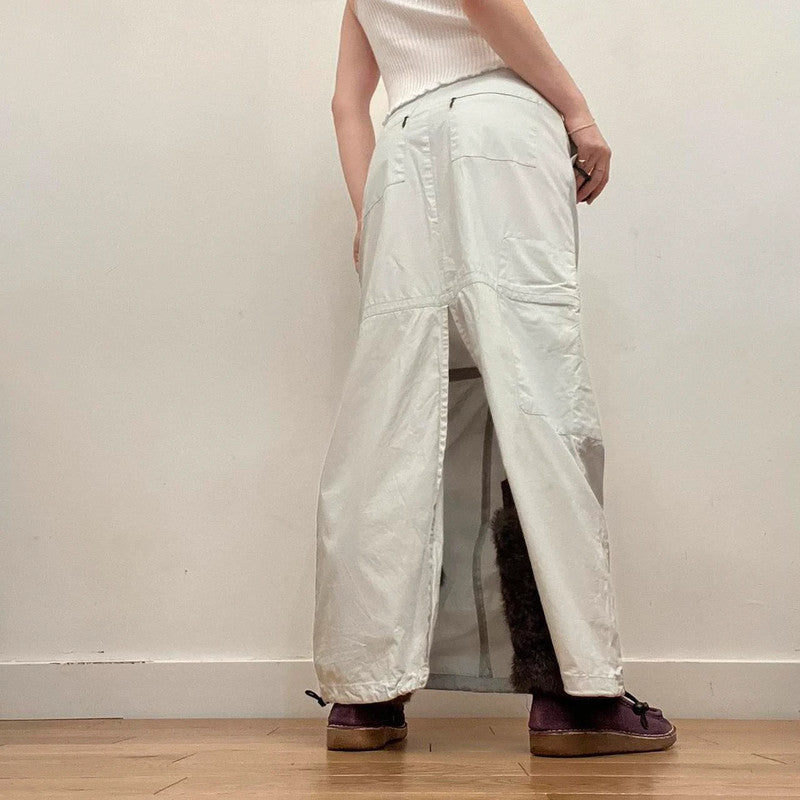 tech cargo maxi skirt