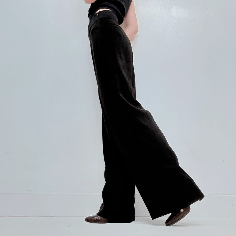 Cop Copine black flared suit trousers