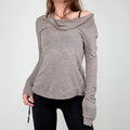 Intimissimi slouchy neck off the shoulder knit jumper