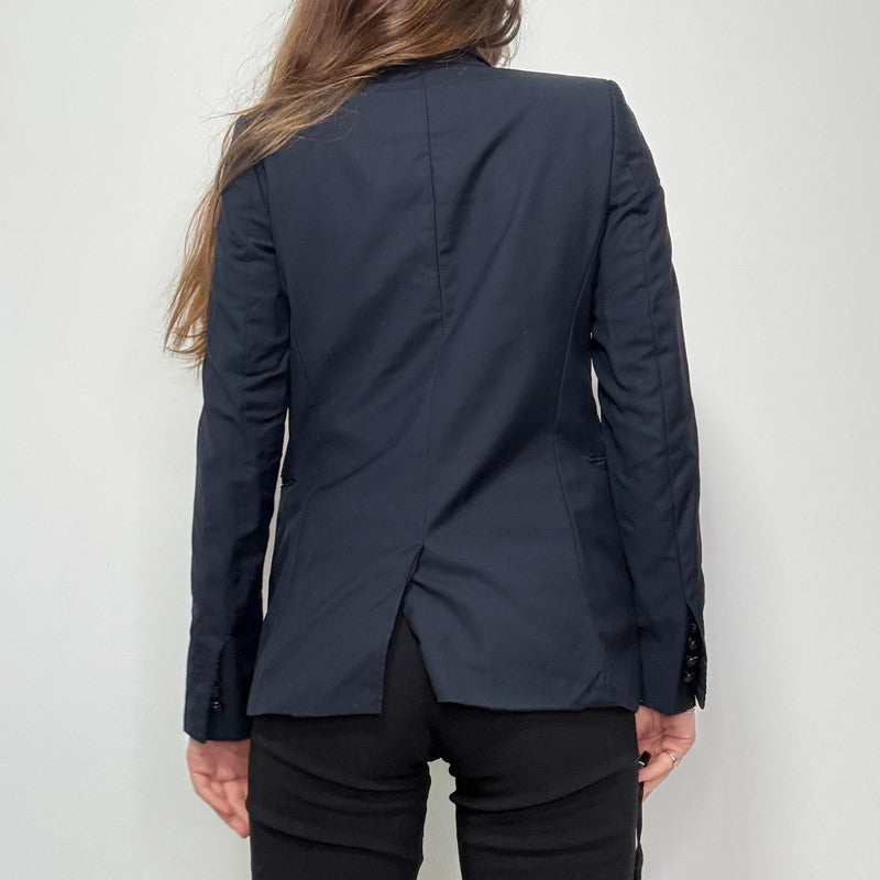 The Kooples Navy fitted blazer