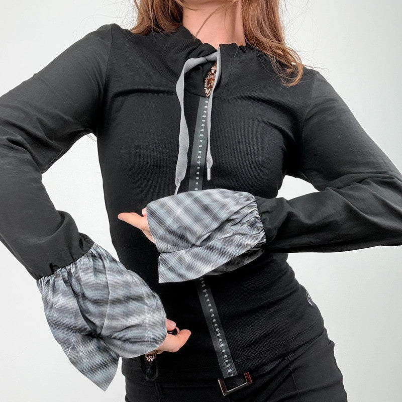 Cop Copine black structured top