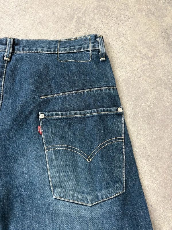 Levis engineered twisted jeans