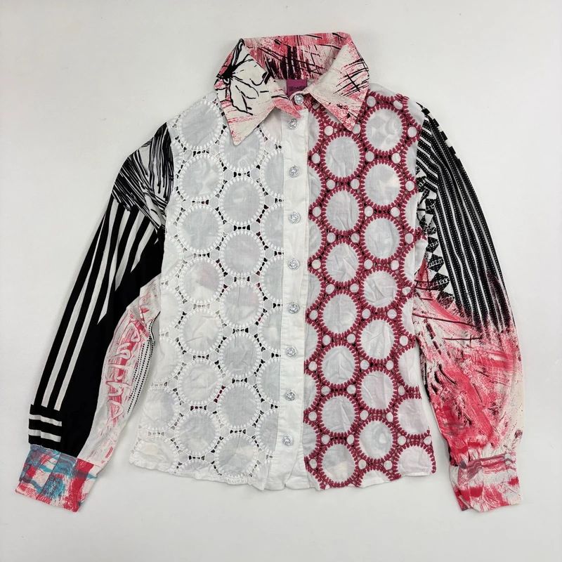 Save the Queen Embroidered Graphic printed Shirt